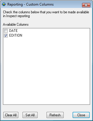Reporting filter Reporting filter