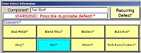 Defect info Defect info