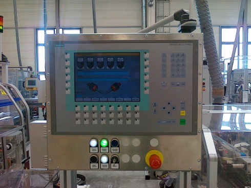  Detail operátorského panelu