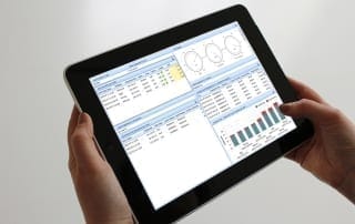 Manufacturing Intelligence data from ATS Bus displayed on dashboard