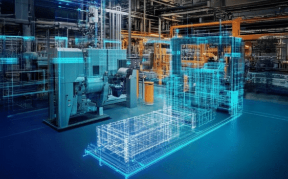 Digital twin of machinery in a smart factory ATS Global